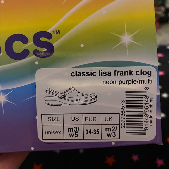 Limited Edition Lisa Frank Crocs - Original - Picture 4 of 5